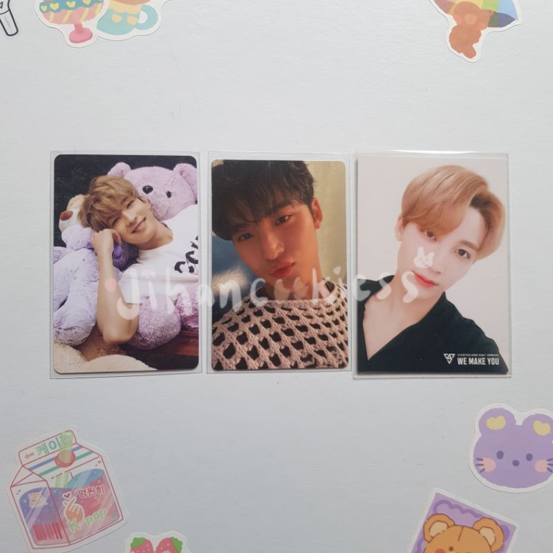 MINGYU CIMUMU CARAT VER CARVER WONWOO WONU TEDDY DICON 101 TAKE ALL SEVENTEEN PHOTOCARD PC