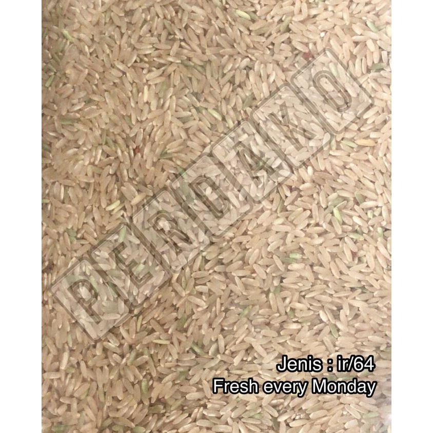 

BERAS- BERAS COKLAT 5KG/ BROWN RICE ORIGINAL/ RENYAH TYPE 64 -UNGGULAN.
