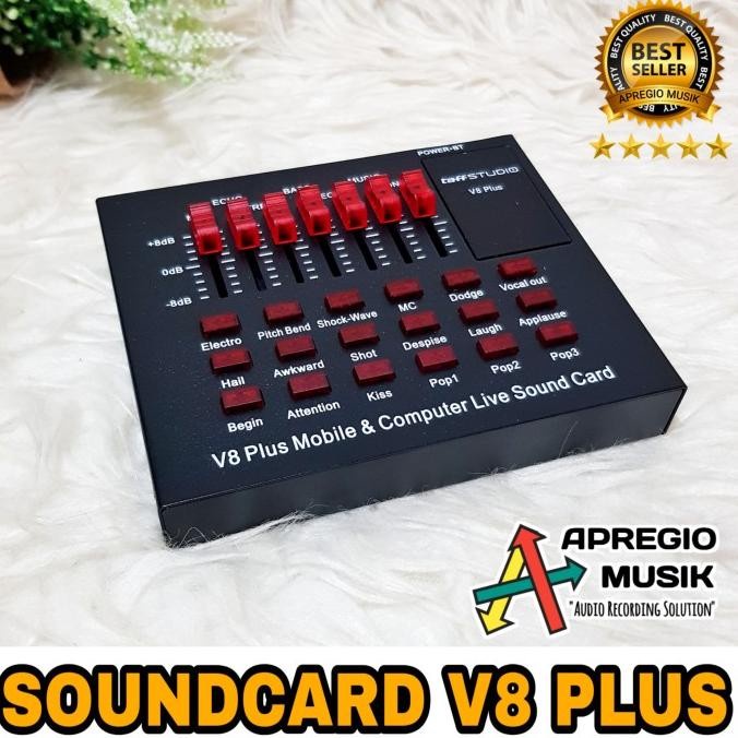 READY STOCK TAFFWARE V8 PLUS ORIGINAL SOUNDCARD HAPE MINI MIXER PROMO