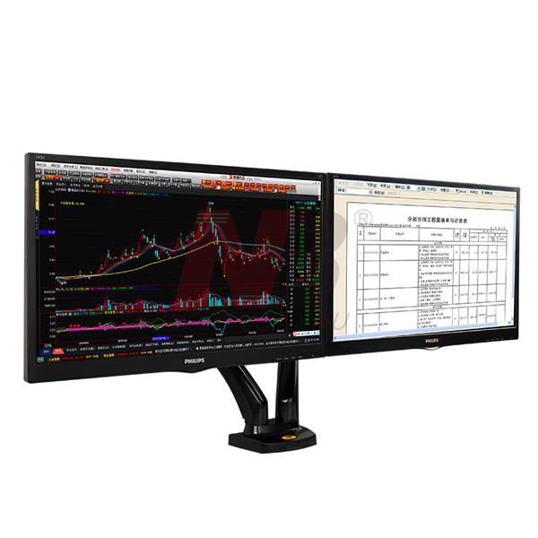 Universal Dual Monitor Arm Bracket Vesa Mount 17-27 Inch