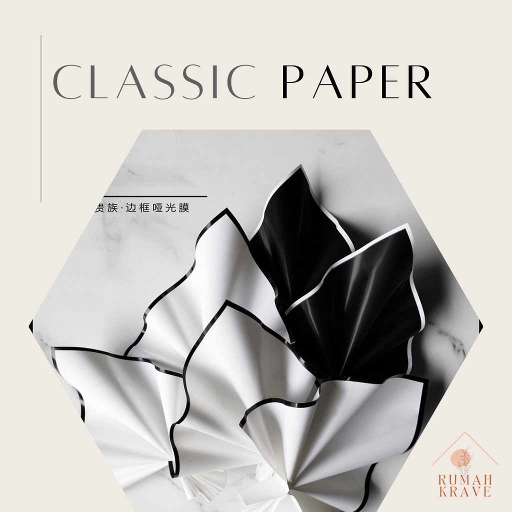 

RUMAH KRAVE -Classic Cellophane Wrapping Paper Kertas Bunga