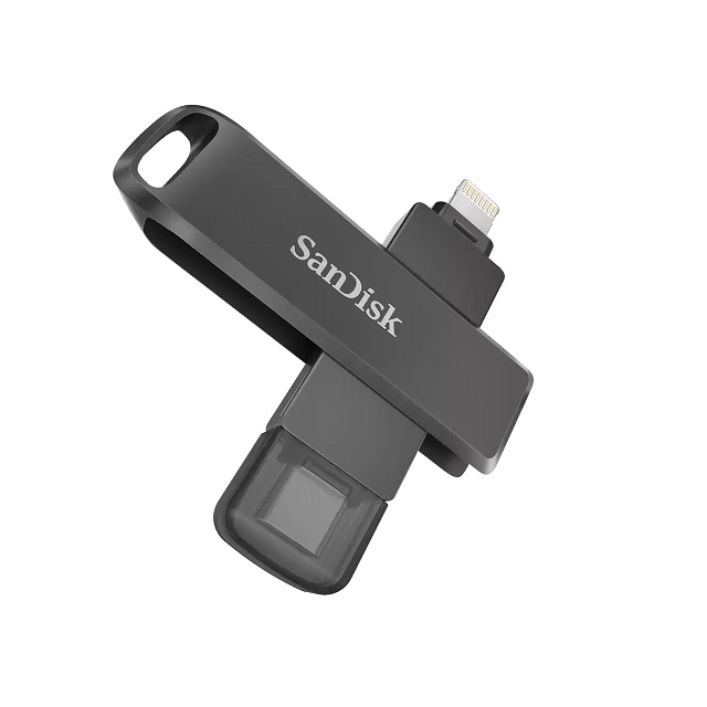 Flashdisk OTG Type-C &amp; OTG iPhone 128GB SanDisk iXpand Luxe - Garansi Resmi 2 Tahun