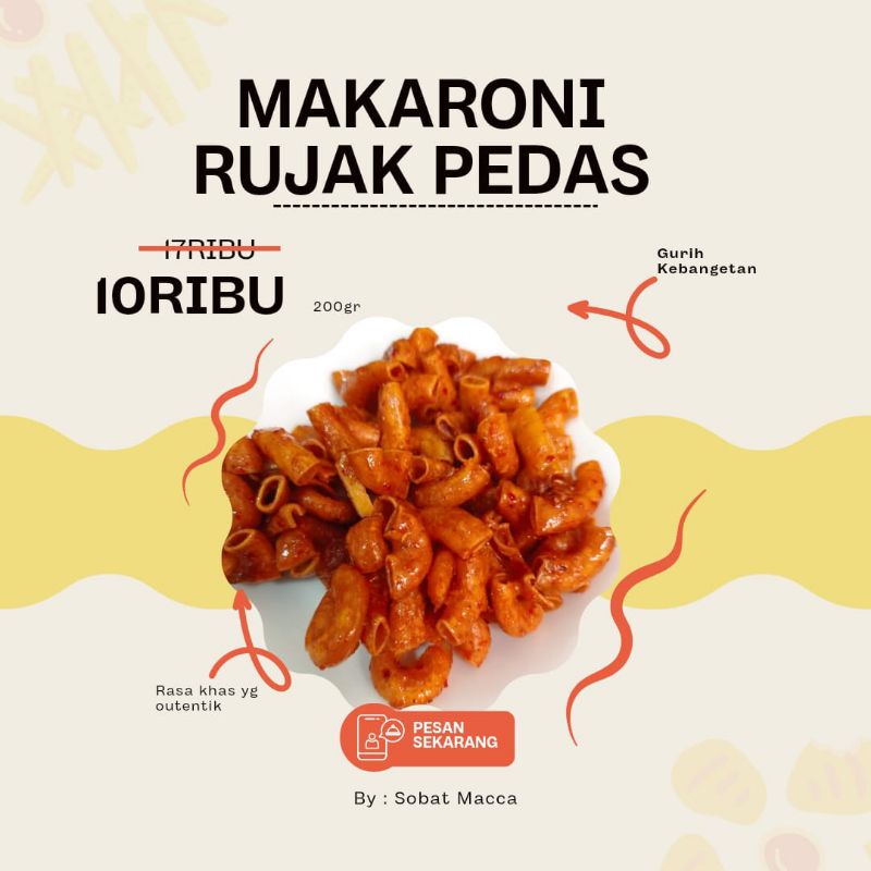 

makaroni rujak pedas