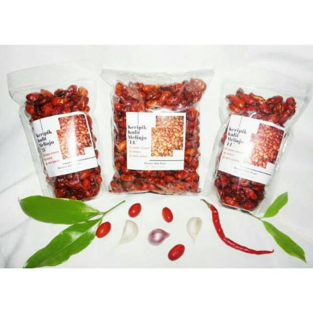 

Keripik Kulit Melinjo/Moto Maling Pedas Manis 500gram