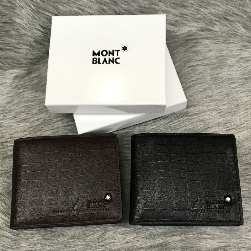 Murahnich Dompet pria impor/Dompet Cowok kulit/Mont blanc(E8Z7) Besar Asli Viral Terlaris Panjang Hp