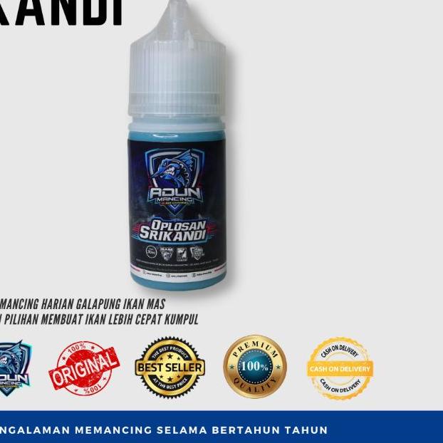 ✴ Essen Oplosan Srikandi 30ML Premium Cocok Untuk Lomba Ikan Mas Atau Galapungan Ikan Mas ✼