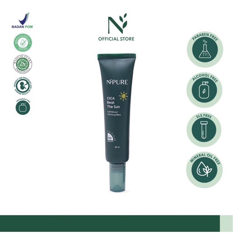 NPure - Cica Beat The Sun (Sunscreen SPF 50 PA++++ | 35 ml)