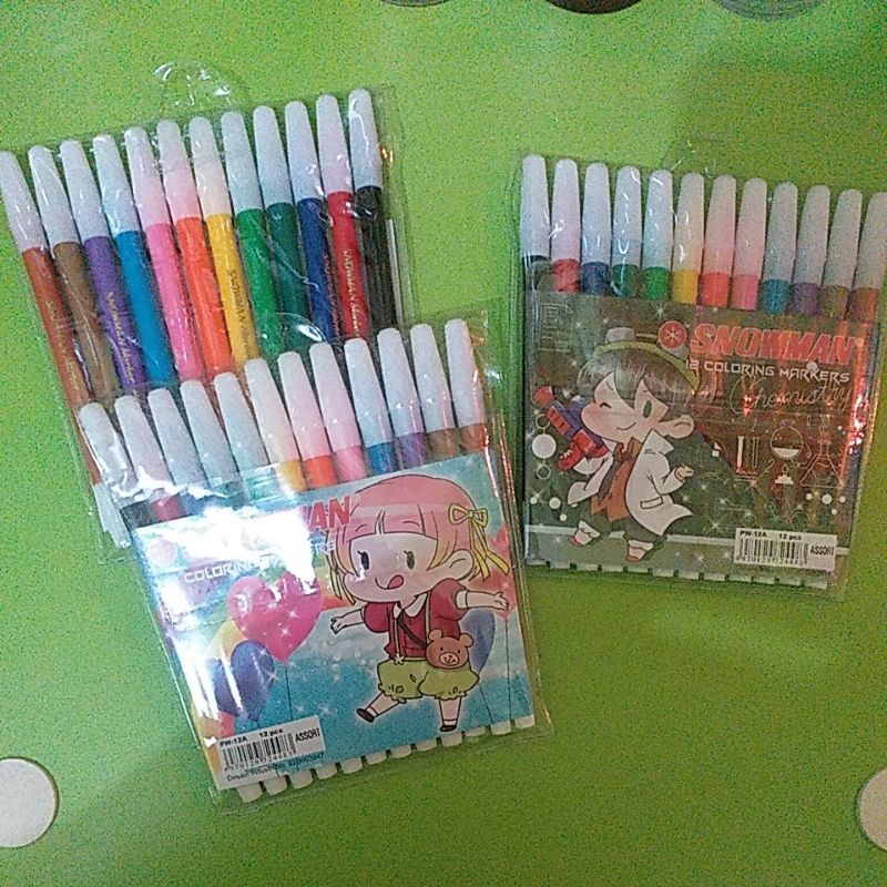 

Spidol Snowman Kecil 12 Warna