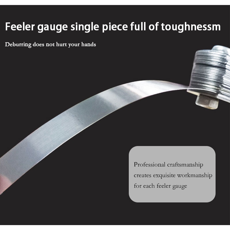 【32 Blades 0.04mm-0.88mm/0015-035】Kit Pengukur Ketebalan/Feeler Gauge