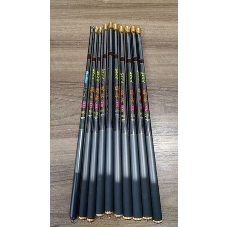 tegek heng sheng  98 carbon tegek wader uceng microfishing tanago lentur 3:7 ruas 37cm