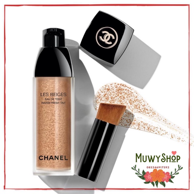 CHANEL Les Beiges Water Fresh Tint (include brush) Real Size