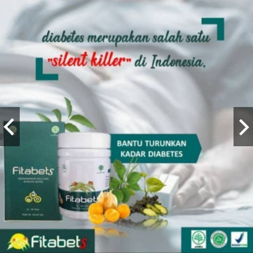 Herbal Diabetes Kencing Manis Fitabet naturafit Asli 100%