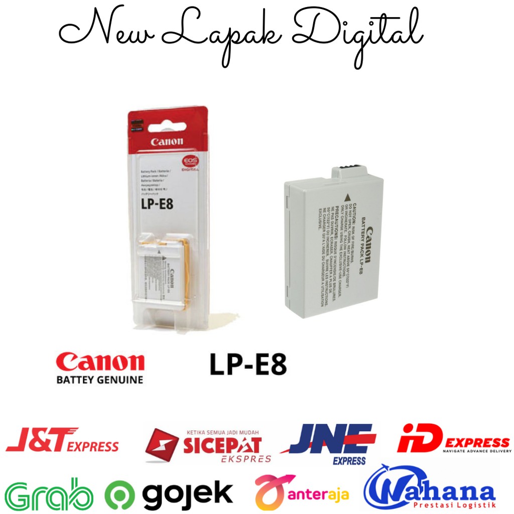 Baterai Canon LP-E8 Original / Battery LP-E8