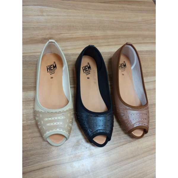Sepatu wanita Flat shoes HEM 6557