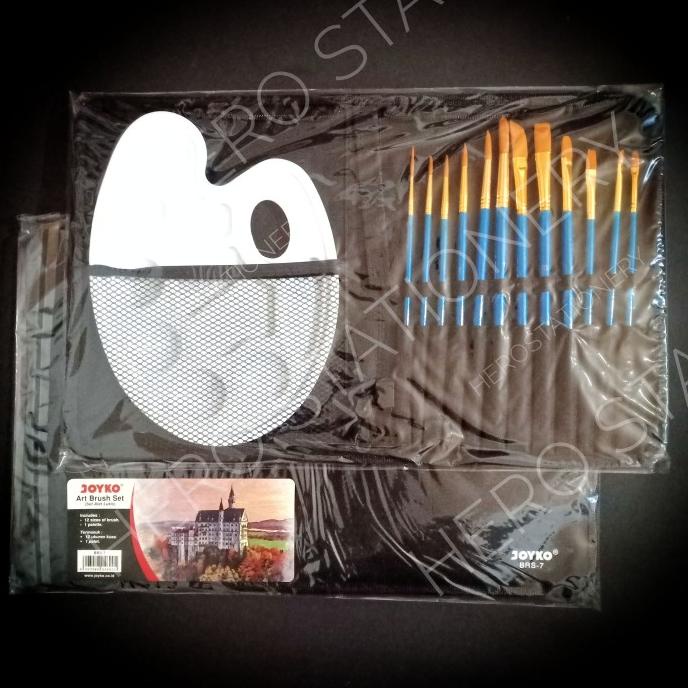 

Set alat seni lukis kuas palet joyko BRS-7