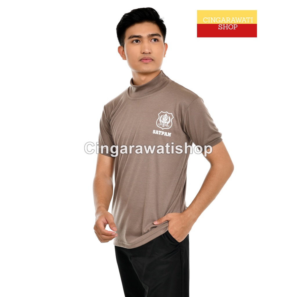Security Satpam Kaos Baju Kaos Coklat Security Coklat Satpam Print Sablon Putih Kaos Satpam Terbaru