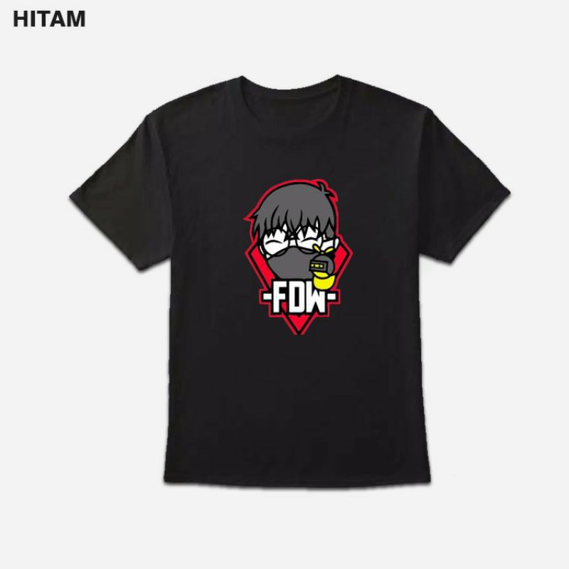 Cod/bayar ditempat Kaos anak FDW gamers youtubers gaming