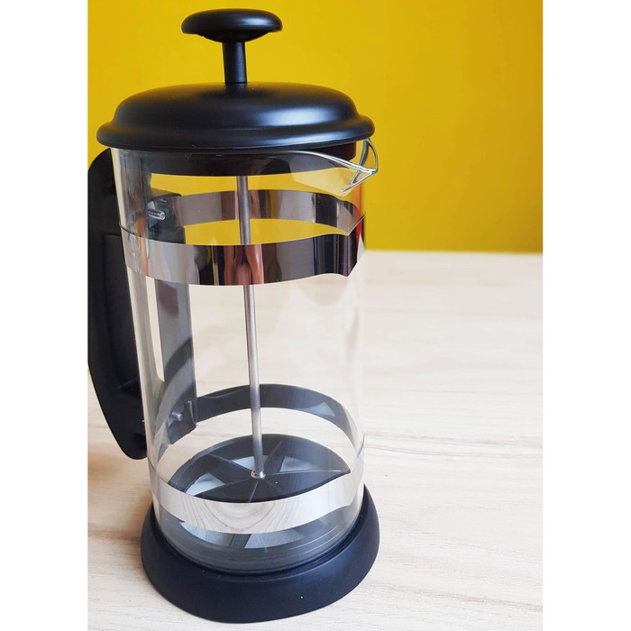 French Press XL 1 liter Saringan Kopi Teh 1L Jumbo Coffee Maker