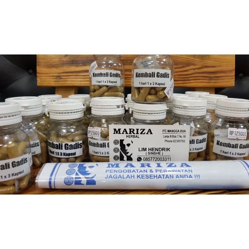 Mariza herbal kembali gadis, mengobati keputihan kista dan miom