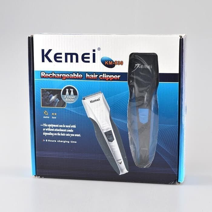 kemei alat cukur rambut dan baby km-830 hair clipper rechargeable