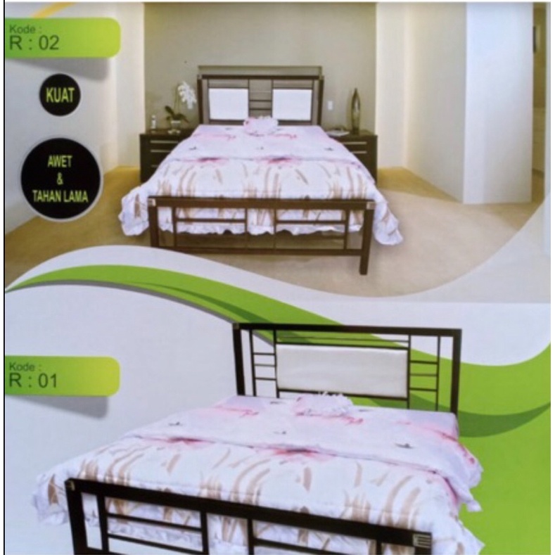 ranjang besi 200x160