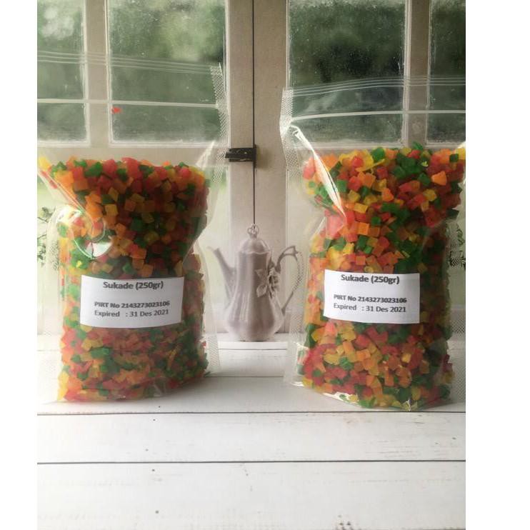 

>TY681< Sukade Mix - buah cincang kering REPACK 250gr
