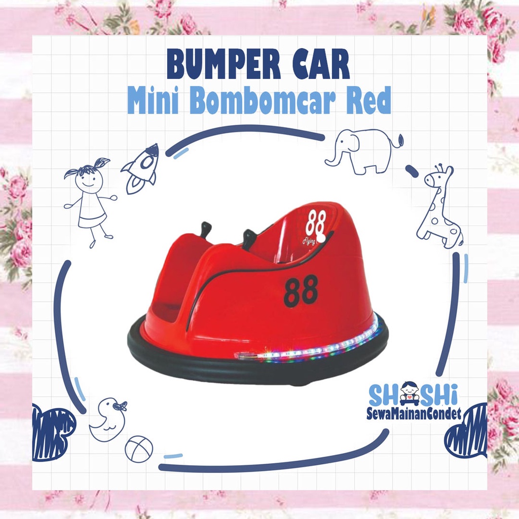 Sewa Bumper Car Mini Bombomcar Red