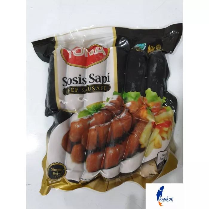 

YONA Sosis Sapi Bakar Mini (Isi 12) 500Gram