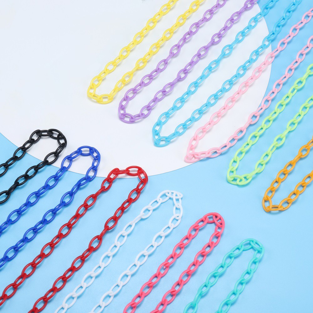 Rantai masker /Korea Rope Mask/Rantai Plastik Akrilik diy mask lanyard gantungan （10pcs/pack 50cm）