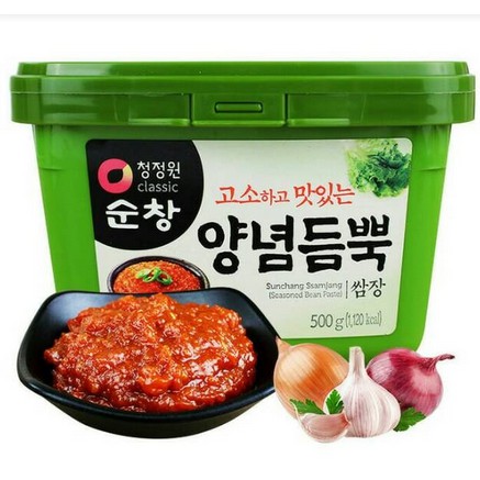 

Korean ssamjang sauce garlic sauce korean cocolan bbq 500gr