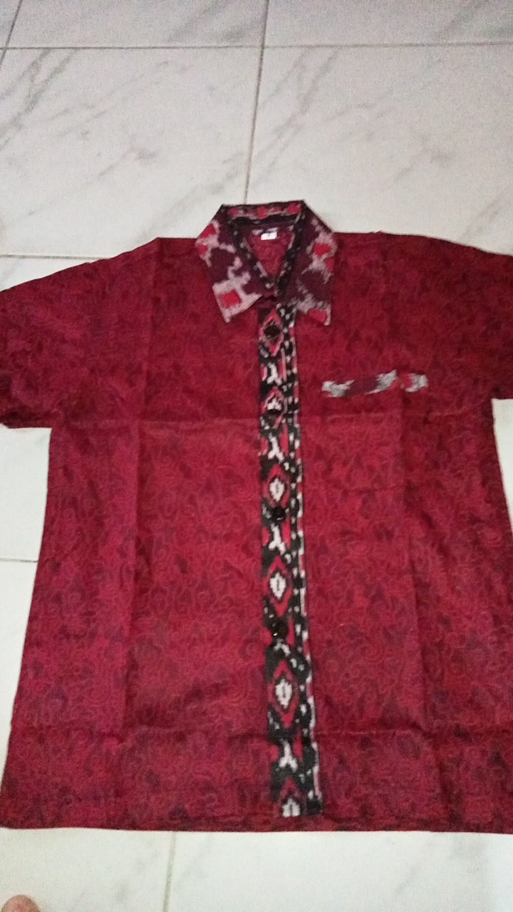 Batik Anak Laki Laki Size Terlengkap Motif Mega Mendung Merah