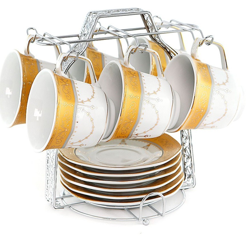 Cup Saucer Cangkir piring segi delapan Vicenza C78-1 padi,lily,lolli,poppy