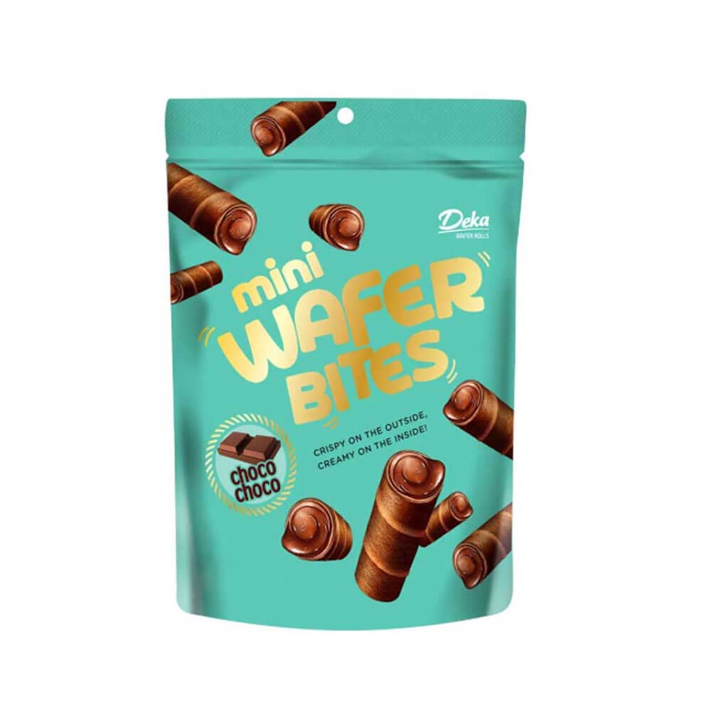 

SNACK | DEKA MINI WAFER ROLL BITES CHOCOLATE 80G