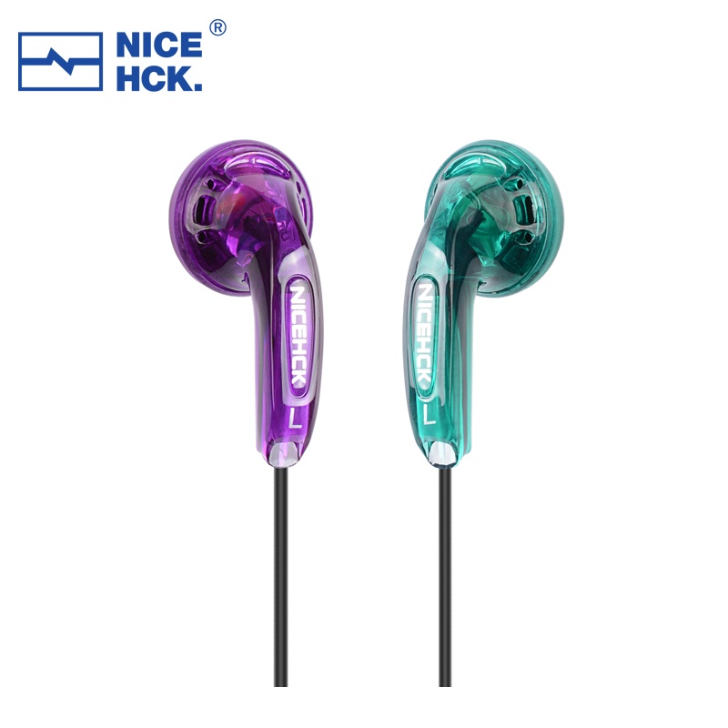 2022 NiceHCK Headset Earphone Earbuds Musik Stereo Dinamis HIFI Kabel 3.5mm 15.4mm Vido MX500 PK1 IEM