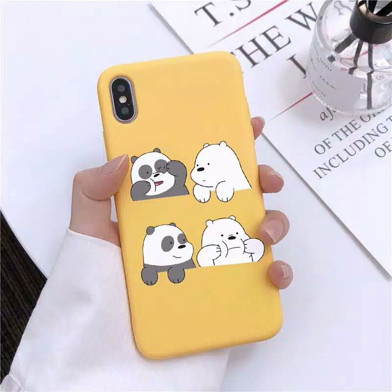 [S21] Soft Case Tpu Bears For Oppo Vivo Samsung Xiaomi Realme Iphone