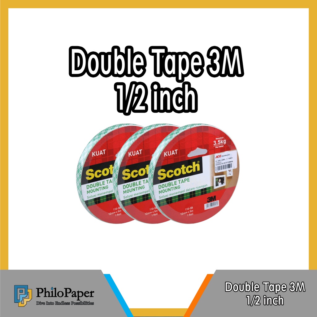 

ATK ~ Double Tape Foam 3M Batik 1/2 in