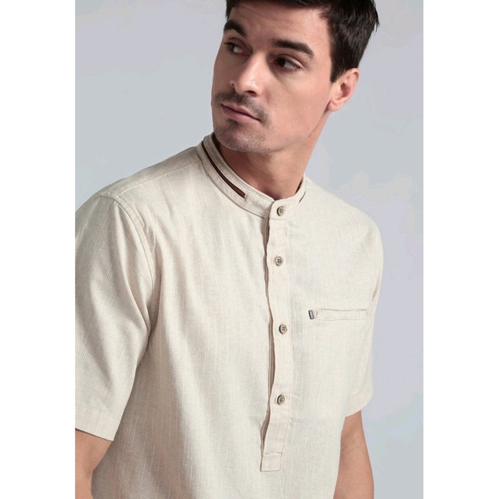 Baju Koko Panjang MGEE 3451C Original Long Koko Adam 001 Cream