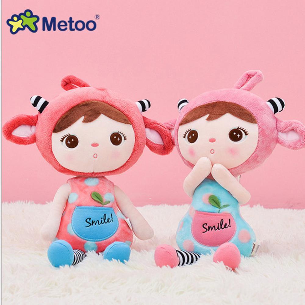 Timekey Metoo Mainan Boneka Stuffed Plush Kartun Kawaii 45cm Untuk Anak L7R3