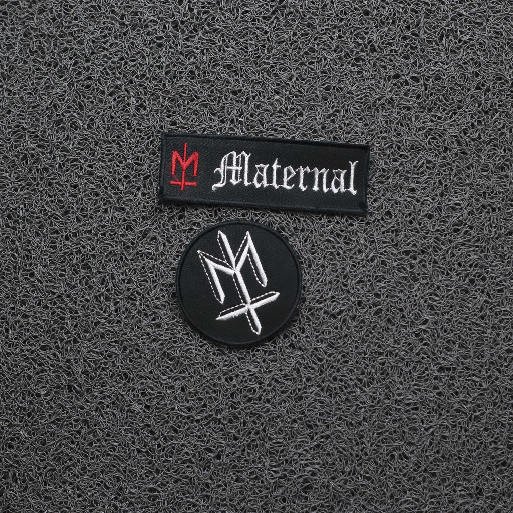 Patch Bordir Maternal Emblem Bordir punk rock metal