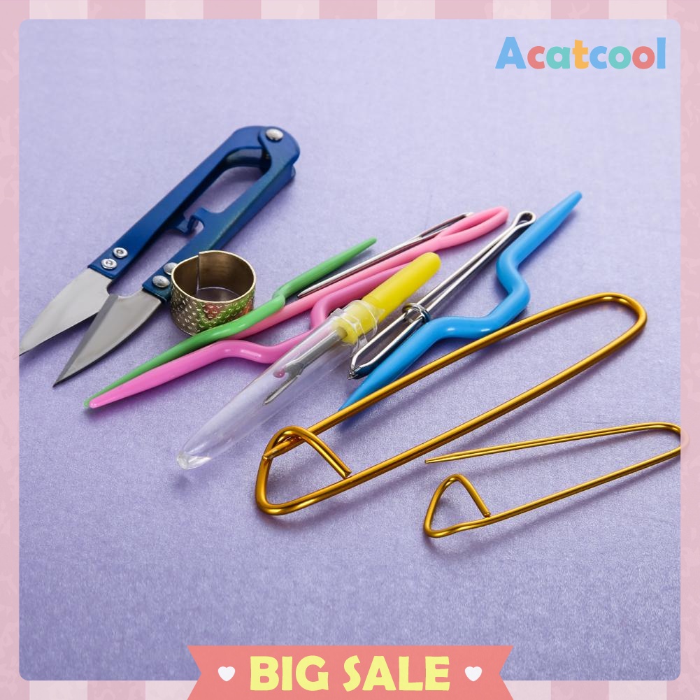 DIY Knitting Tools Crochet Yarn Hook Stitch Weave Accessories Supplies Case