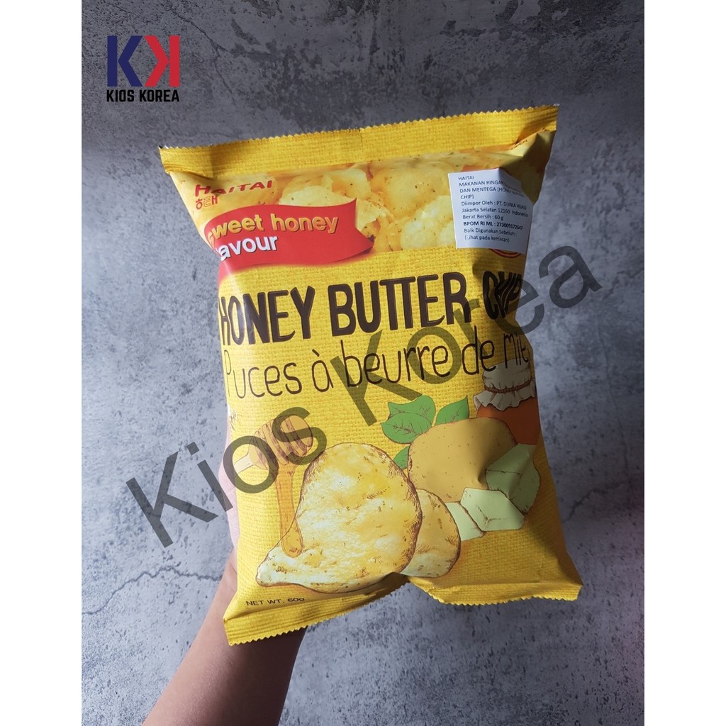 

Honey Butter Chip 60gr Haitai Honey Butter Chips Snack Korea 100% ASLI READY STOCK MURAH