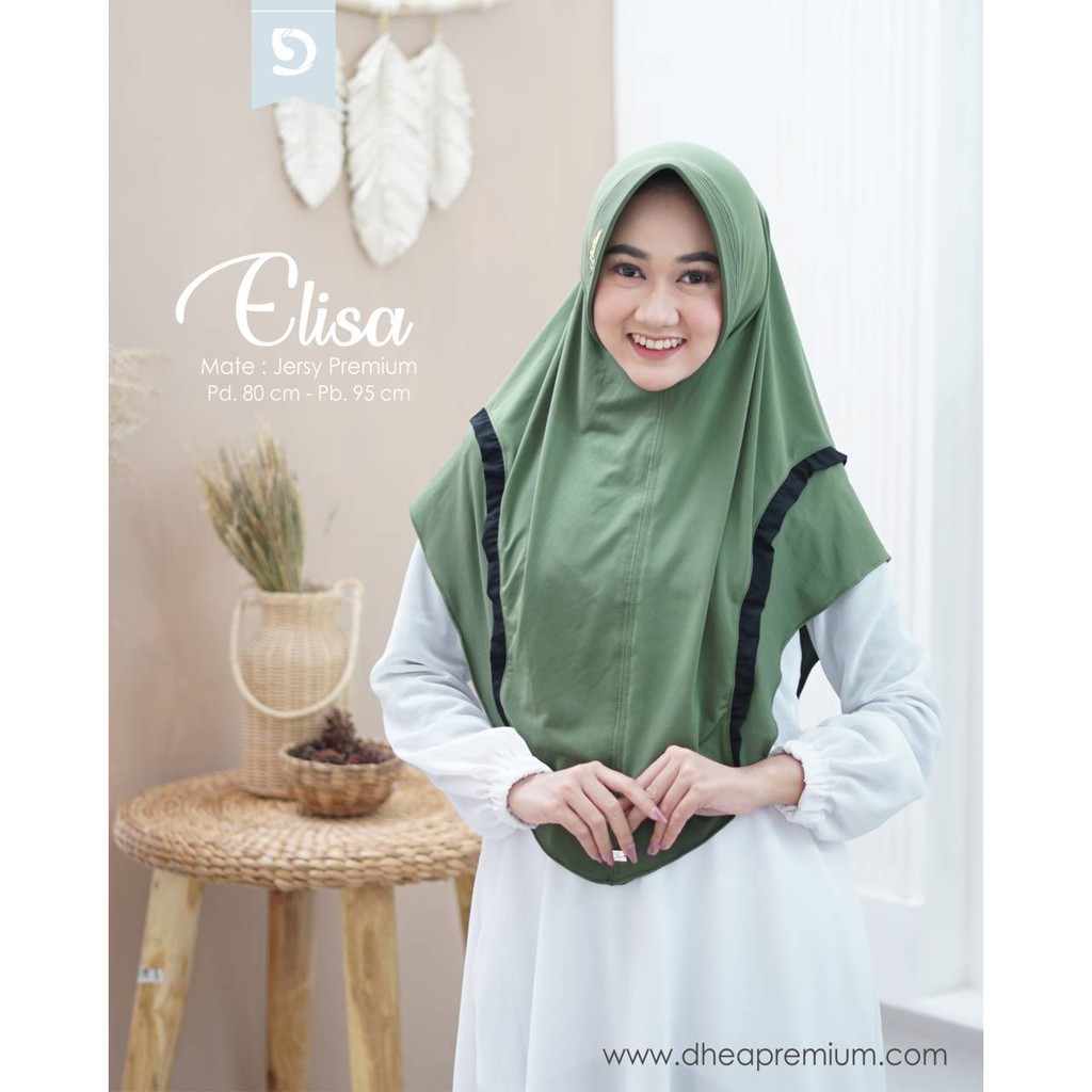 Elisa Produk Hijab Simpel moderen new 2021 Hijab premium original dhea hijab