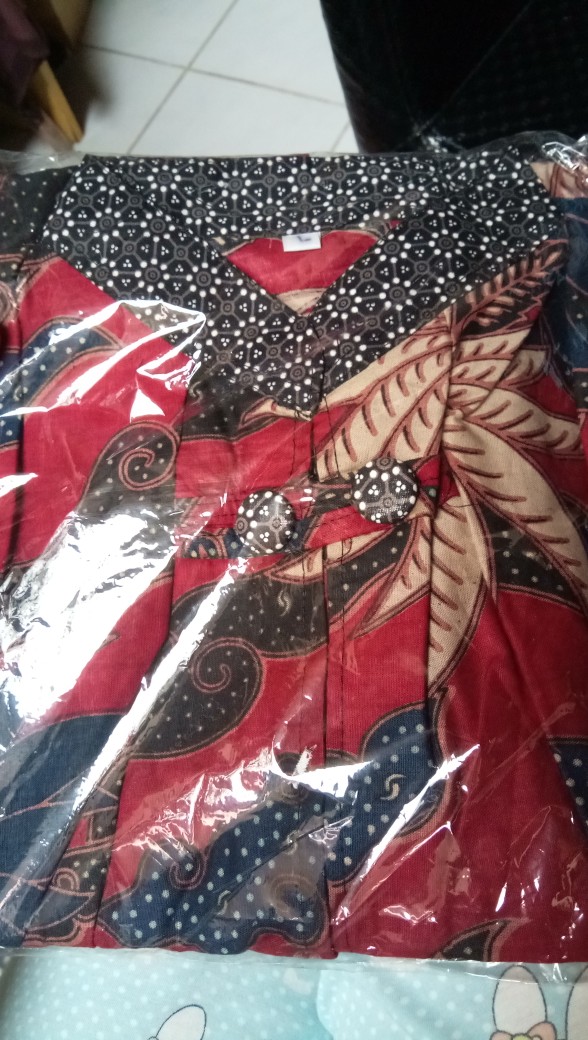Atasan Batik Blouse Seragam Batik Solo Batik Kantor Baju Batik Wanita Bd 187