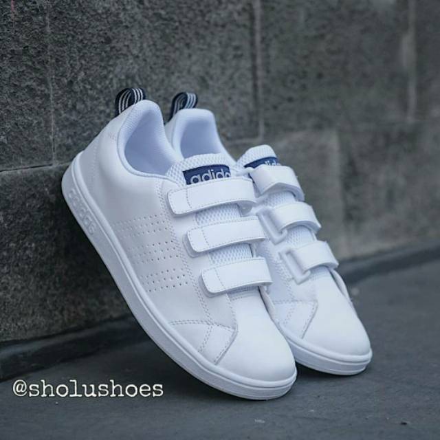 Termurah Adidas Neo Advantage Velcro White