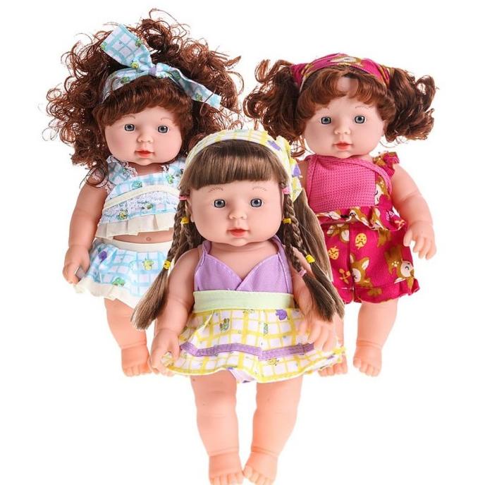 Boneka Bayi Perempuan Bisa Bicara Bahan Vinyl