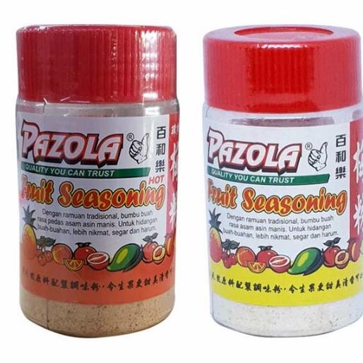 

best seller] Pazola Fruit Seasoning Hot 150gr / Bumbu Pedas Tabur untuk Buahan
