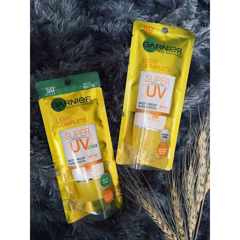 [NEW] Garnier Sunscreen Natural Finish SPF50+/PA++++