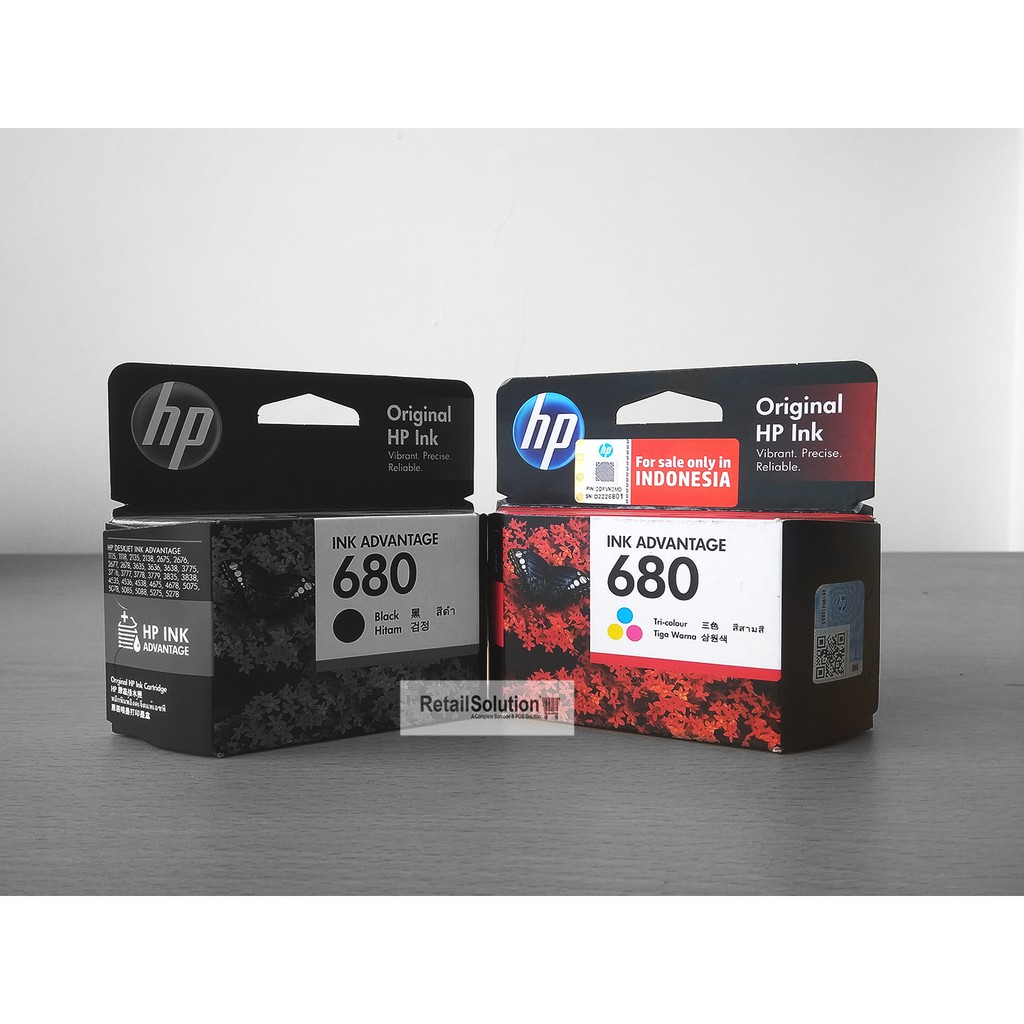 Tinta HP 680 Tri-Color Warna - Original HP Cartridge HP 2135 1115