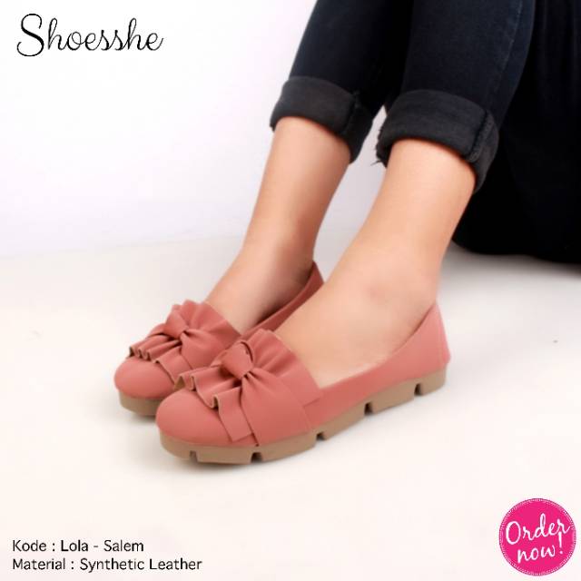 Fsb - LOLA Sepatu Flat Shoes Sol Tebal Wanita