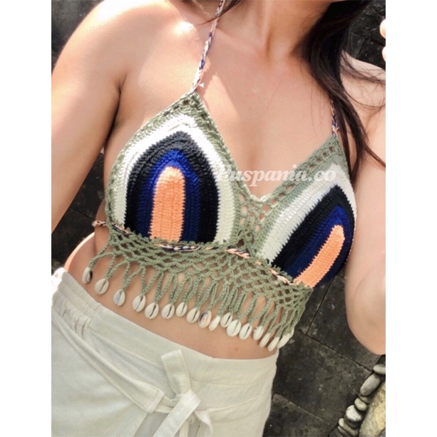 BRA RAJUT KERANG|  BRA BH RAJUT BALI | BIKINI CROCHET